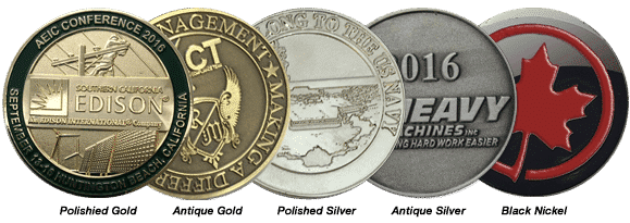 29 Challenge Coin Options