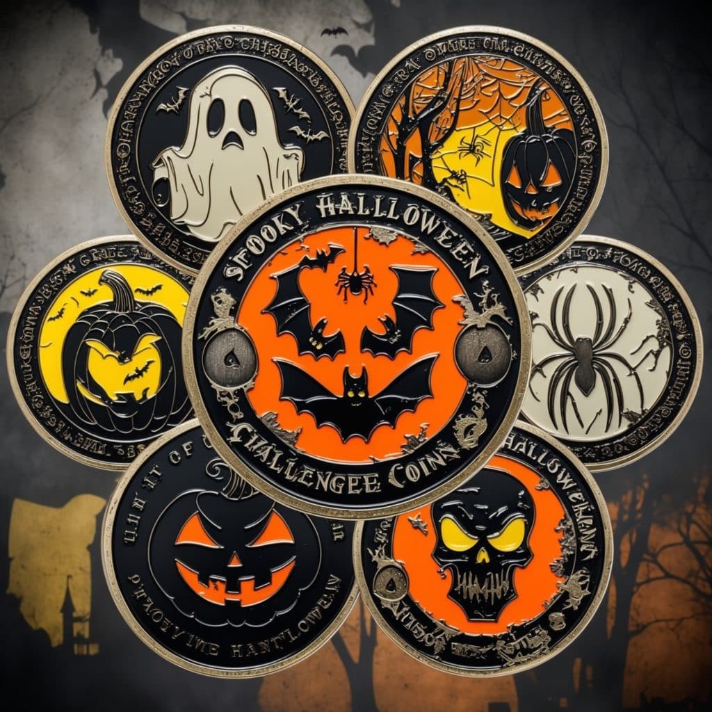 Halloween coins