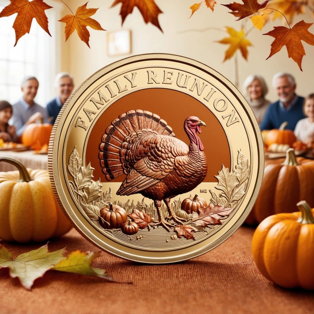 Thanksgiving challenge coins